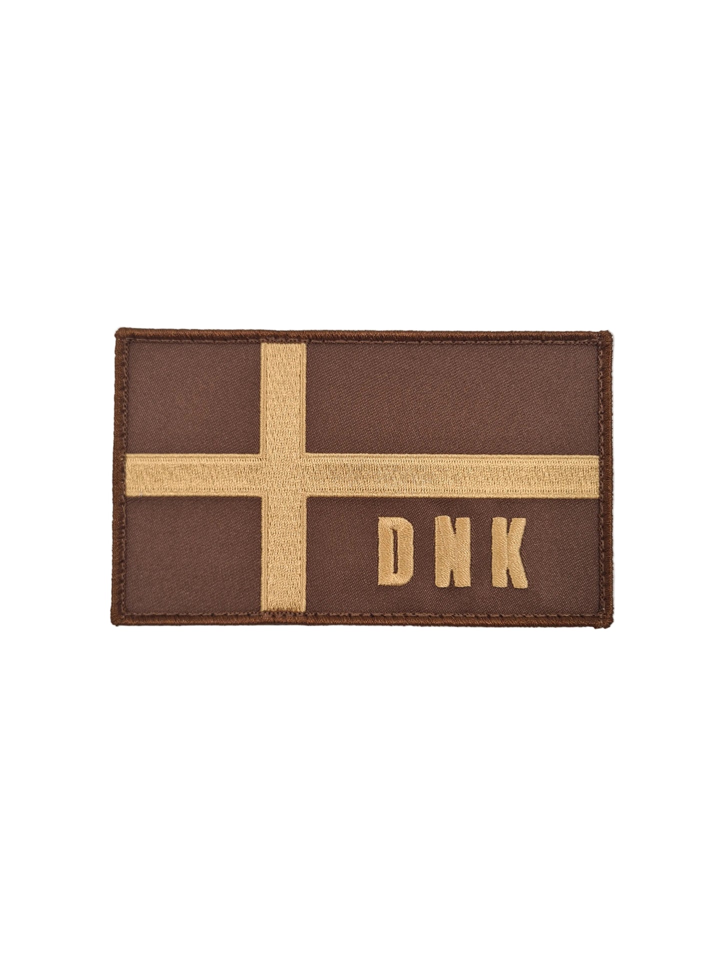 DNK stort patch tan/dark earth