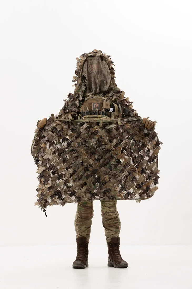 LAPA Camouflage Cape Viper Hood + cloak