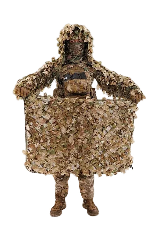 LAPA Camouflage Cape Viper Hood + cloak