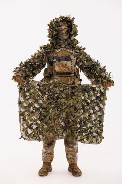 LAPA Camouflage Cape Viper Hood + cloak