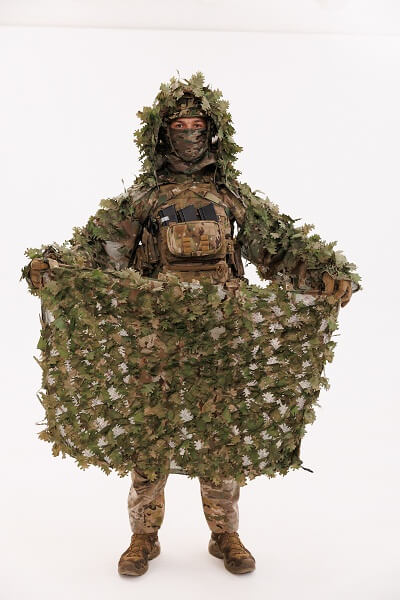 LAPA Camouflage Cape Viper Hood + cloak